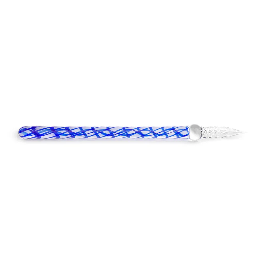 J. HERBIN - Straight Glass Dip Pen | Sapphire Blue