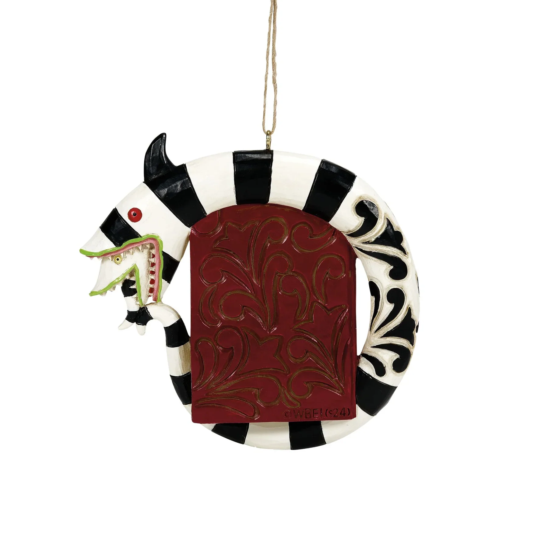 Jim Shore - Beetlejuice Handbook Sandworm and Book - Ornament - Image 2