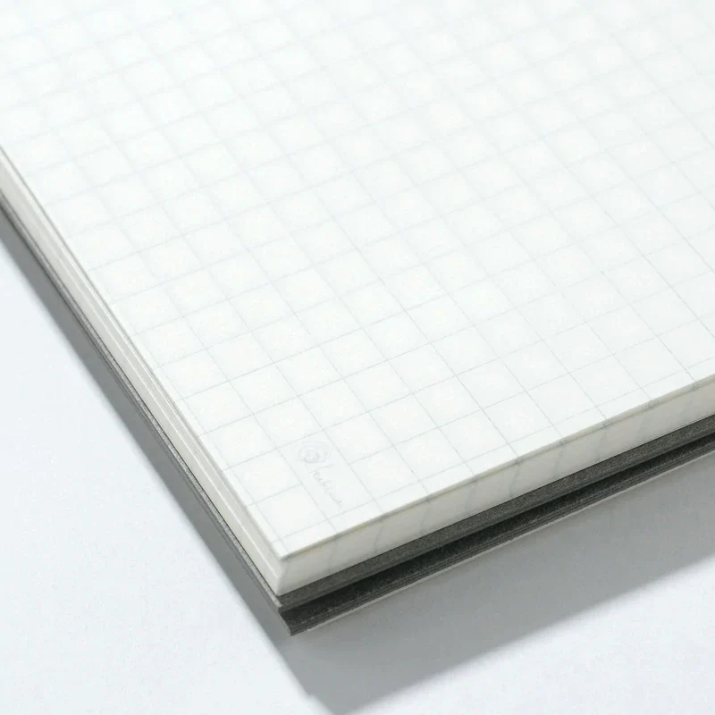 Kakimori – Fabric Cover B6 Grid Notebook – Atelier Craft - Image 3