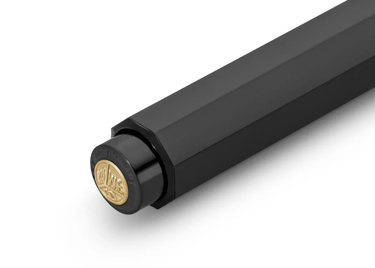 KAWECO - Classic Sport Ballpoint Pen | Black with Gold Trim - Image 3