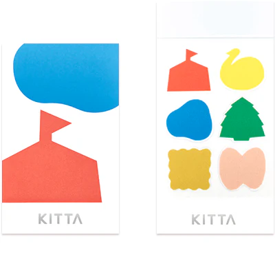 KITTA –  CLEAR FILM SEAL STICKERS - PARK