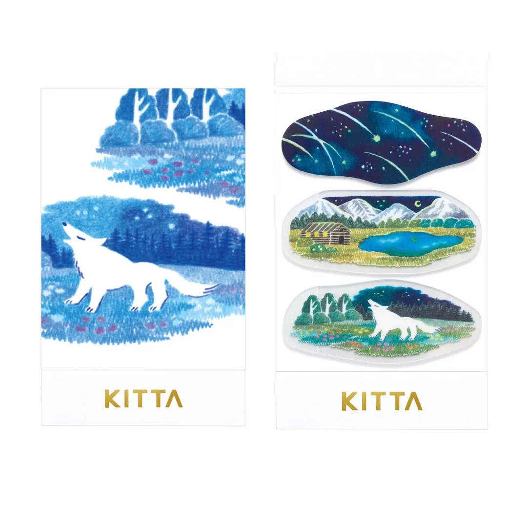 KITTA - CLEAR STICKY NOTE - NIGHTSKY