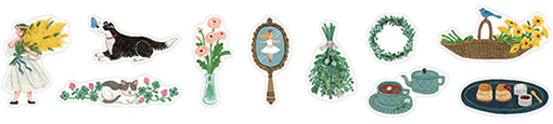 KITTA - Flake Washi Sticker - Lifestyle - Image 2