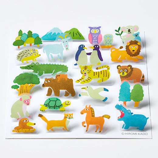 HITOTOKI - Pop-Up Stickers - Animals