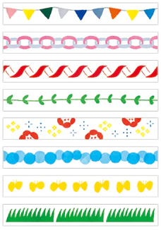 KITTA – SLIM WASHI TAPE STICKERS - FESTIVAL - Image 2