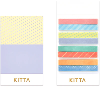 KITTA – SLIM WASHI TAPE STICKERS - MIX 2