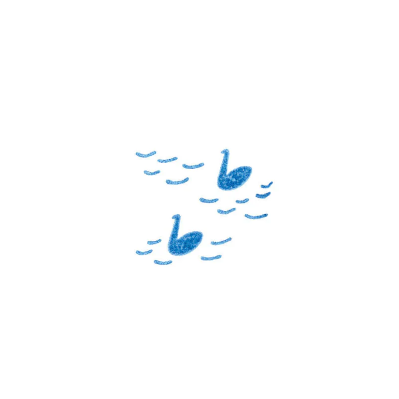 KORI JIRUSHI - Small Stamp - Swans - Image 2