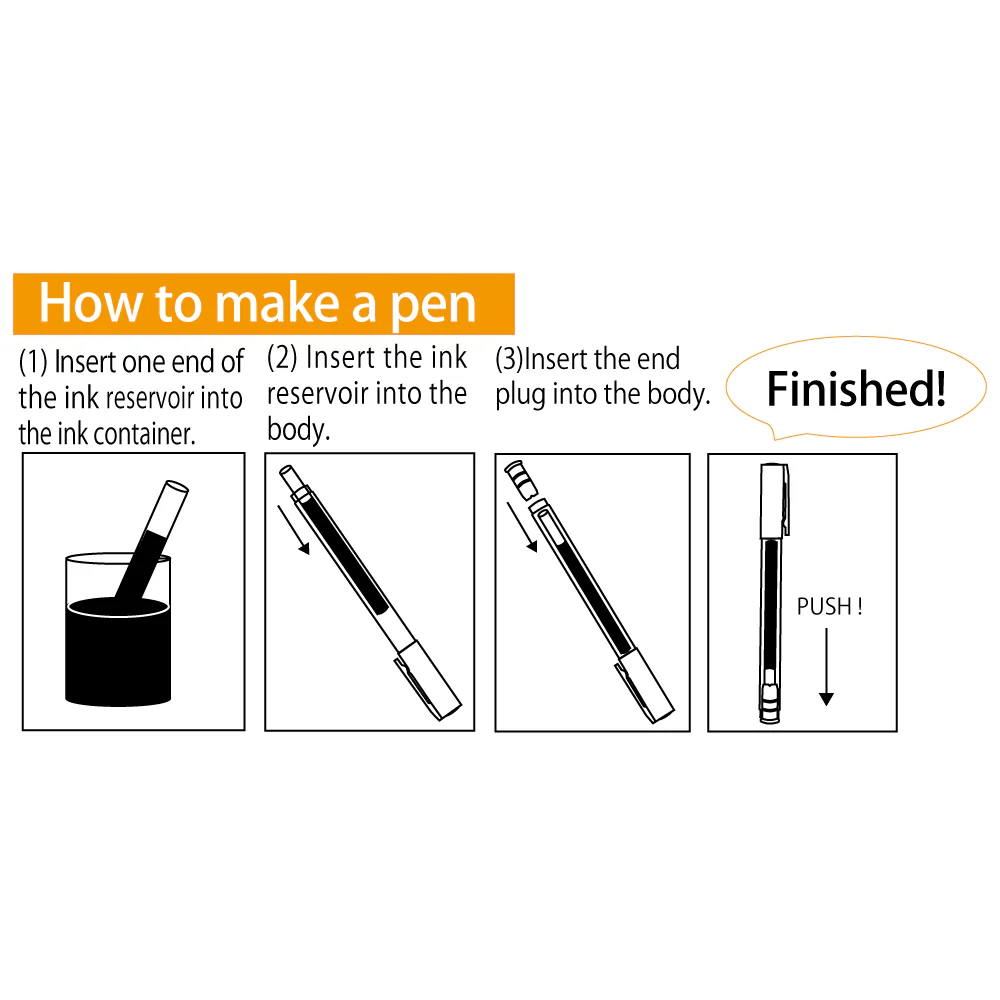 Kuretake - Karappo Pen - 5 Piece Set - Fine - Image 3