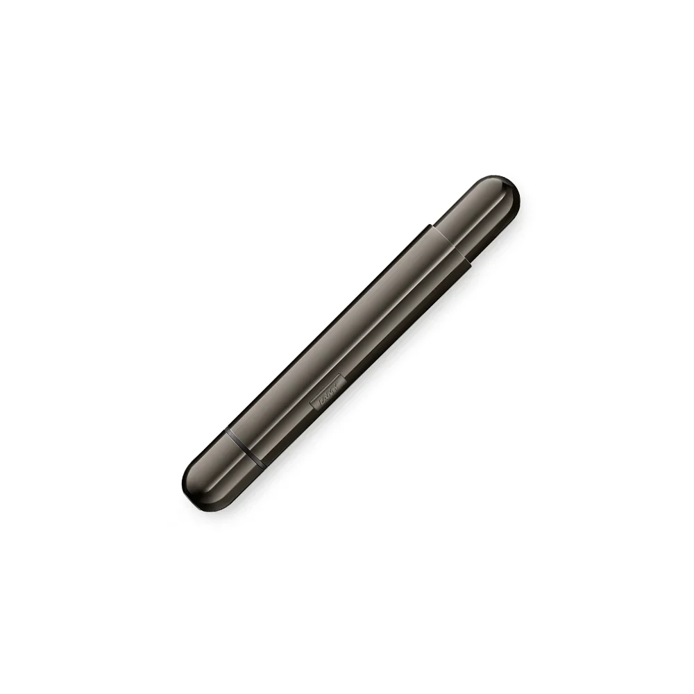 LAMY Pico - Ballpoint Pen and Leather Pouch Set - Ruthenium - Image 2