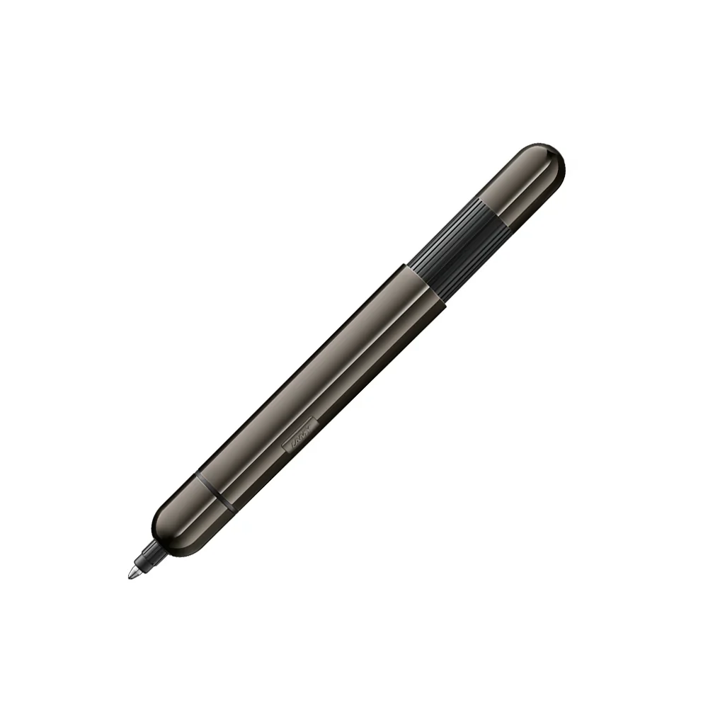 LAMY Pico - Ballpoint Pen and Leather Pouch Set - Ruthenium - Image 3