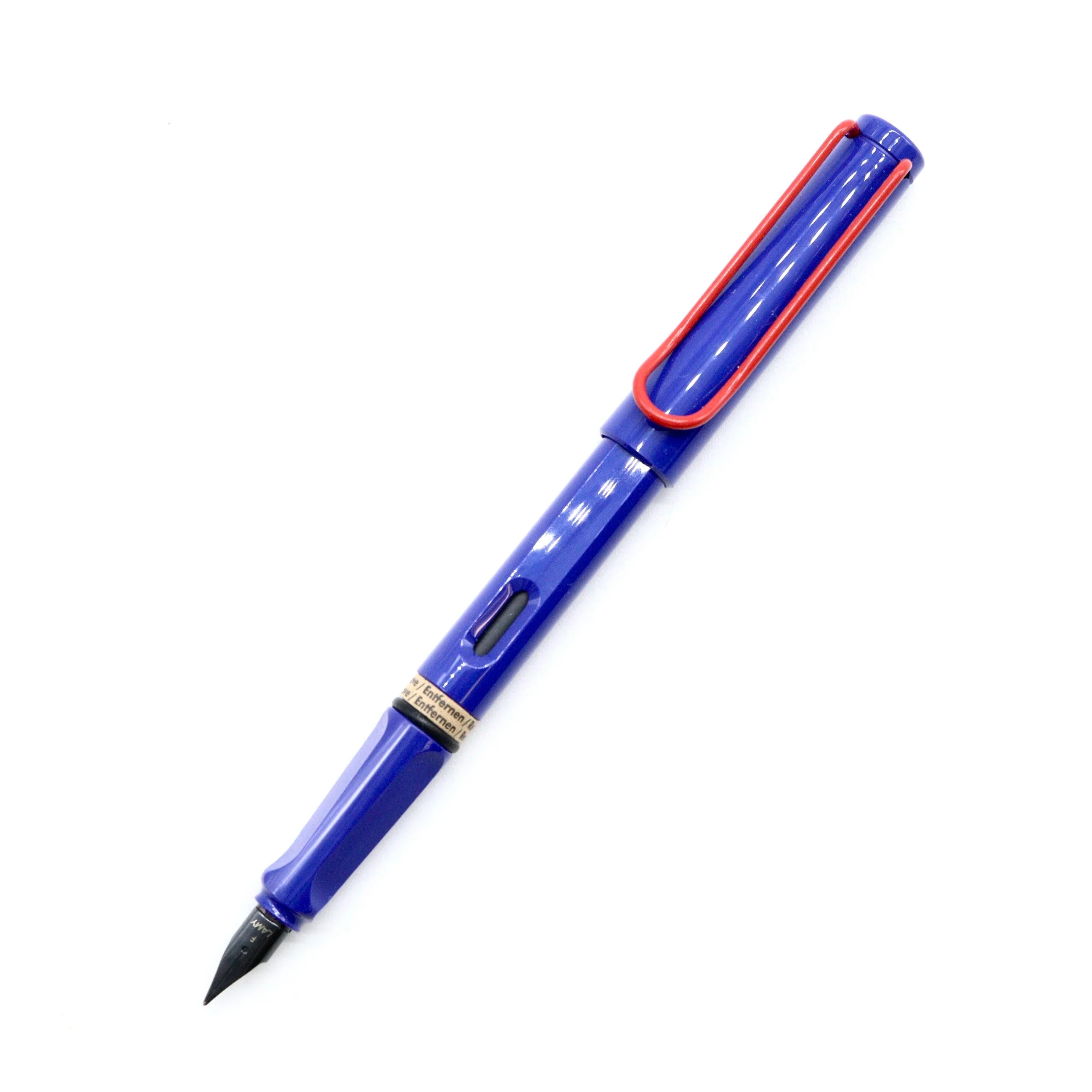 LAMY - Safari - Fountain Pen | Blue with Red Clip - 2022 Special Edition