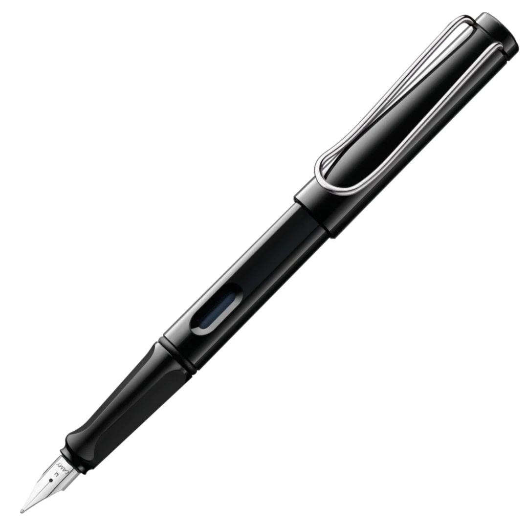 LAMY - Safari - Fountain Pen - Black with Metal Clip