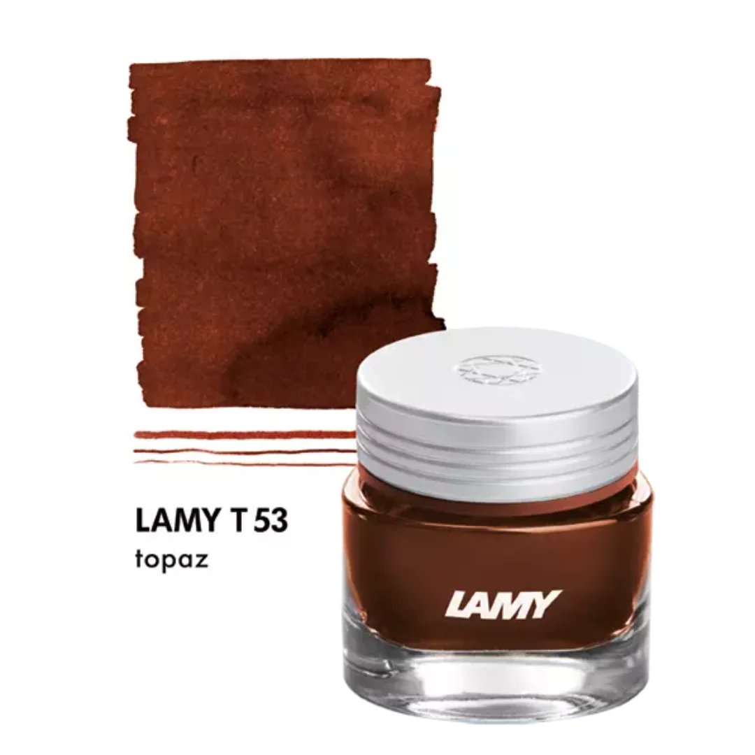 LAMY - T53 Crystal Ink Bottles 30ml - Topaz - Image 2