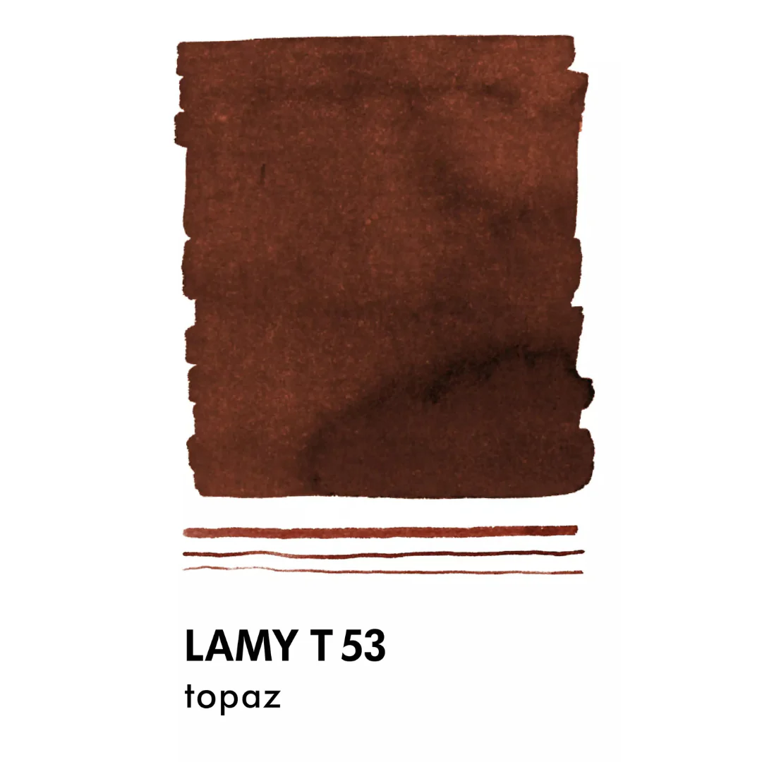 LAMY - T53 Crystal Ink Bottles 30ml - Topaz - Image 3