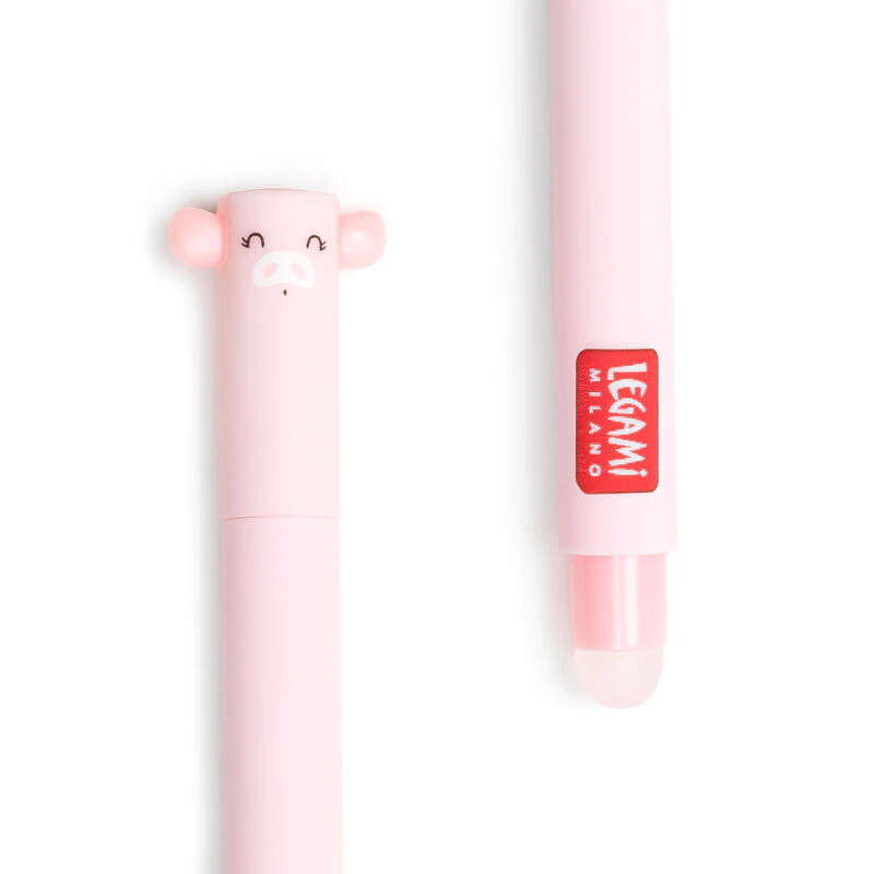 Legami - Erasable Gel Pen - Pig - Image 3