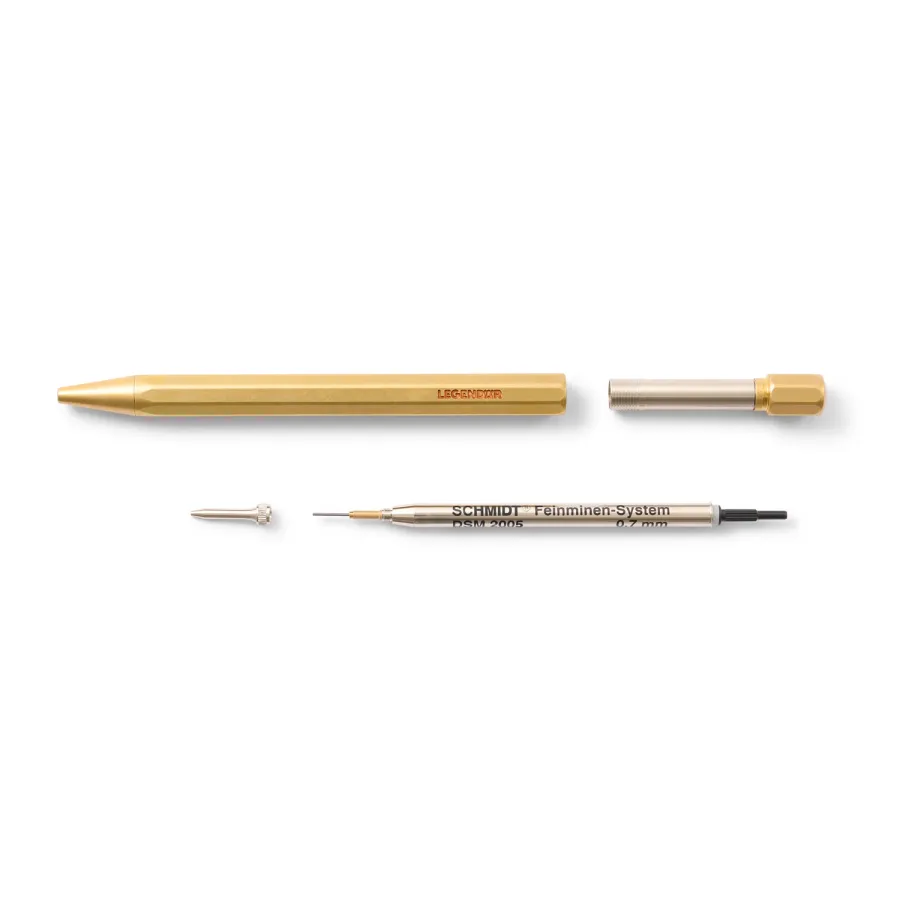 LEGENDAR - Mechanical Pencil - TWYST - Brass - Image 4