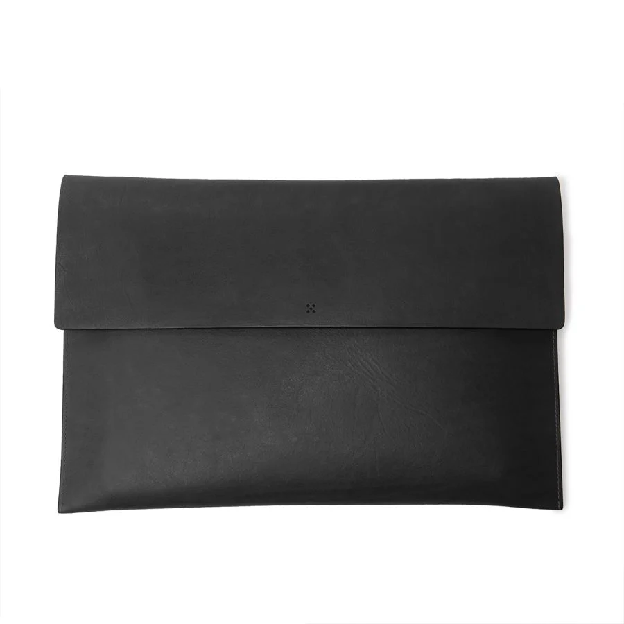 Legendar - Leather Briefcase SLYMM - Black