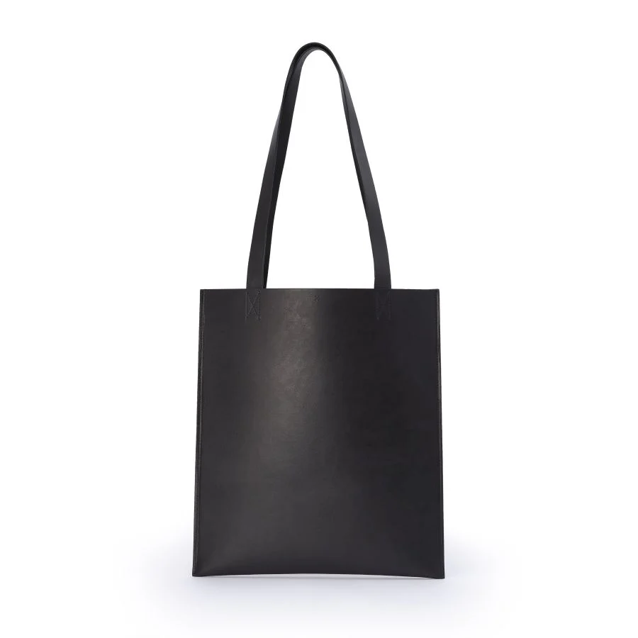 LEGENDAR - Leather Tote Bag - KERRY - Black