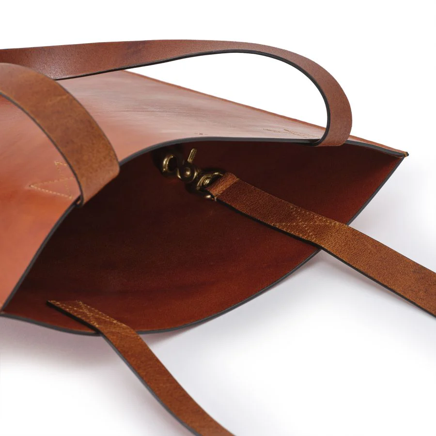 LEGENDAR - Leather Tote Bag - KERRY - Chesnut - Image 3