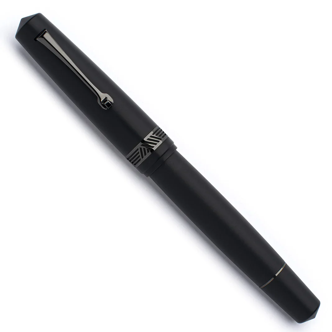 Leonardo Pen - Momento Magico Fountain Pen - Matte Black with Black Ruthenium Trim - Image 2