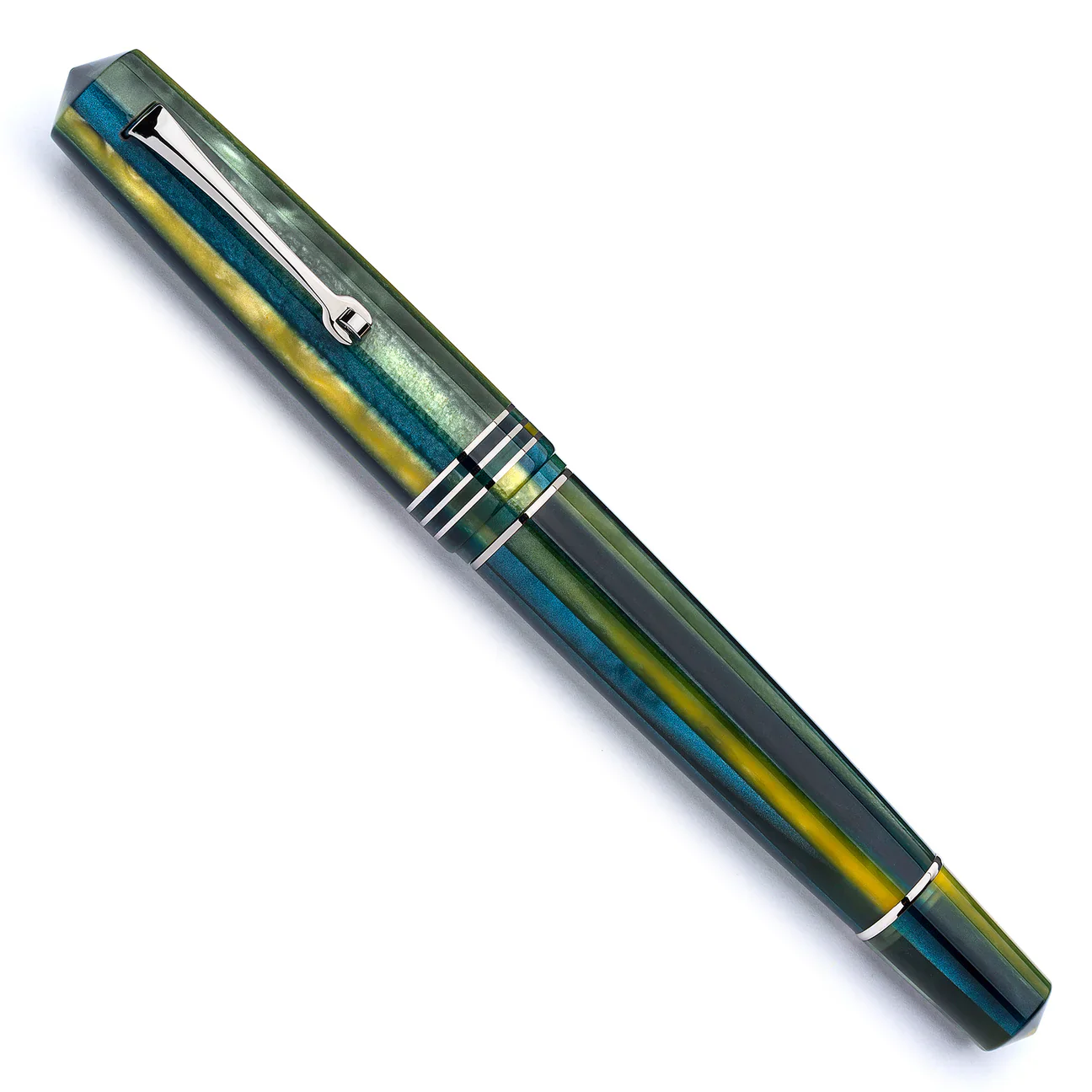 Leonardo Pen - Momento Zero Grande 2.0 Fountain Pen - Baobab Silver Trim - Image 2