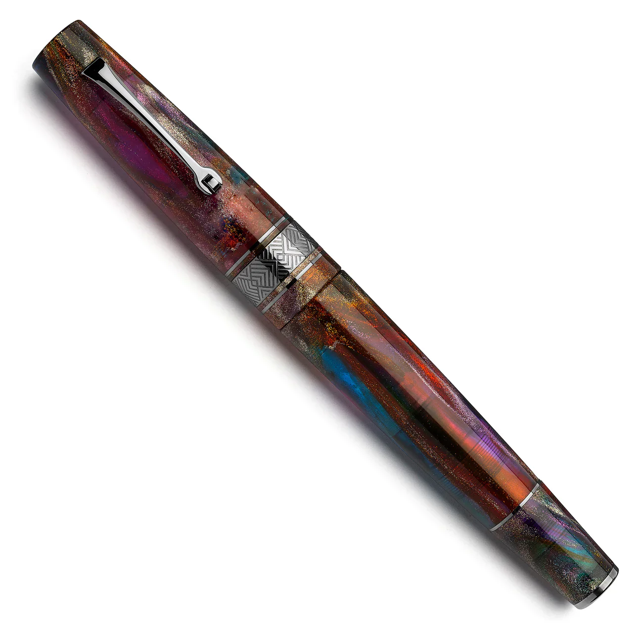 Leonardo Pen - Supernova Primary Manipulation 5 #6 Steel Nib – Ruthenium Trim - Image 2