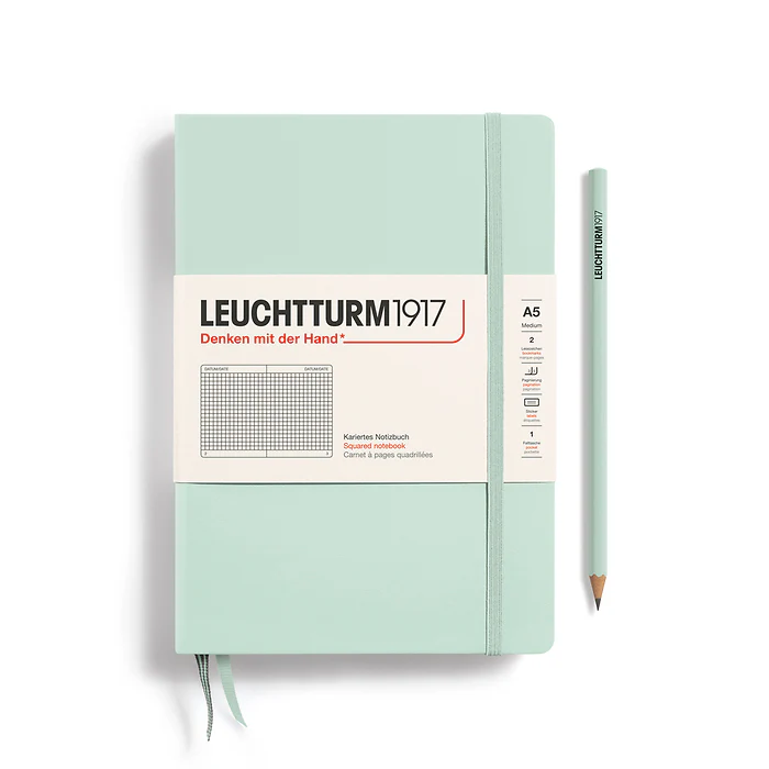 Leuchtturm1917 - Notebook Medium - A5 - Hardcover - Mint Green - Image 3