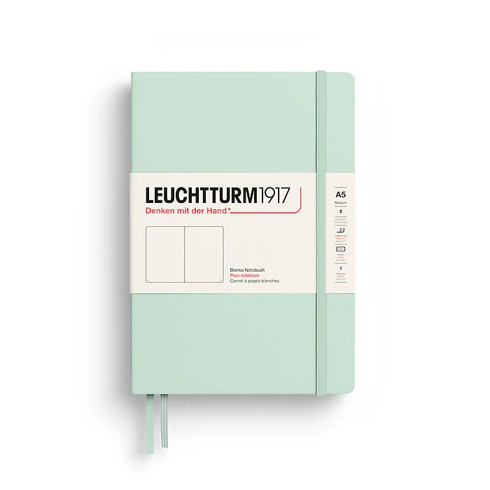 Leuchtturm1917 - Notebook Medium - A5 - Hardcover - Mint Green - Image 4