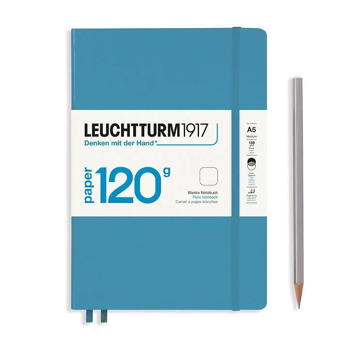 Leuchtturm1917 - Edition 120g Notebook - A5 - Hardcover - Nordic Blue