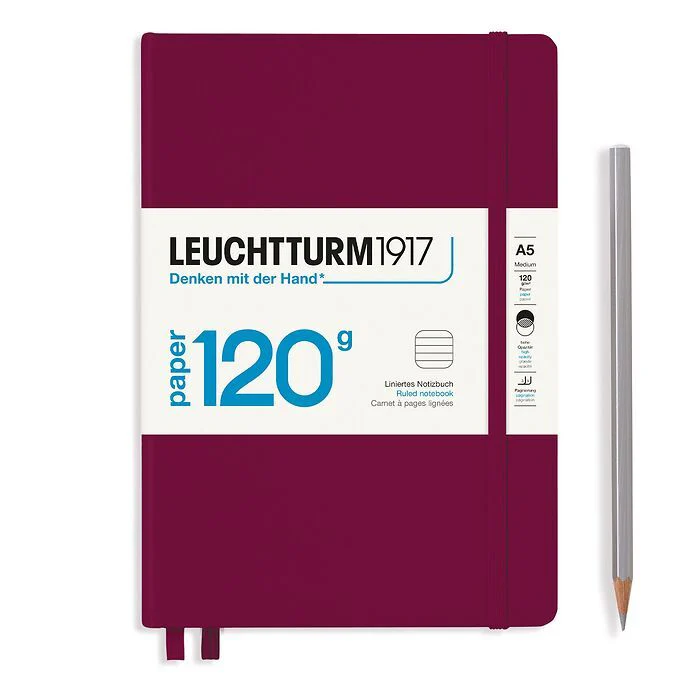 Leuchtturm1917 - Edition 120g Notebook - A5 - Hardcover - Port Red