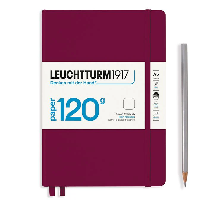 Leuchtturm1917 - Edition 120g Notebook - A5 - Hardcover - Port Red - Image 2