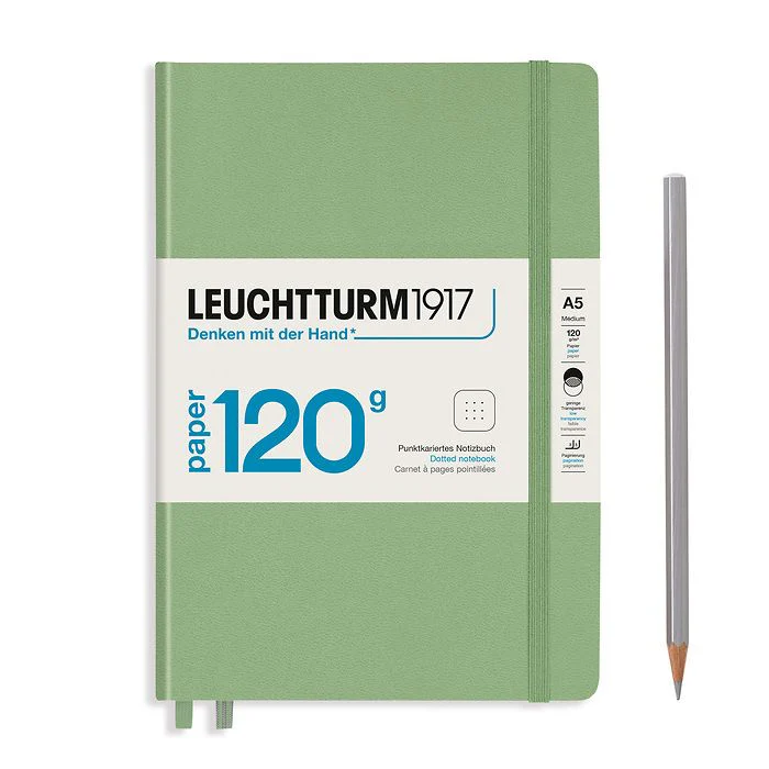 Leuchtturm1917 - Edition 120g Notebook - A5 - Hardcover - Sage Green - Image 2