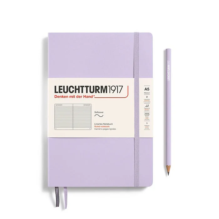 Leuchtturm1917 - Notebook Medium - A5 - Softcover - Lilac