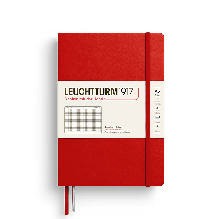 Leuchtturm1917 - Notebook Medium - A5 - Hardcover - Cherry - Image 4