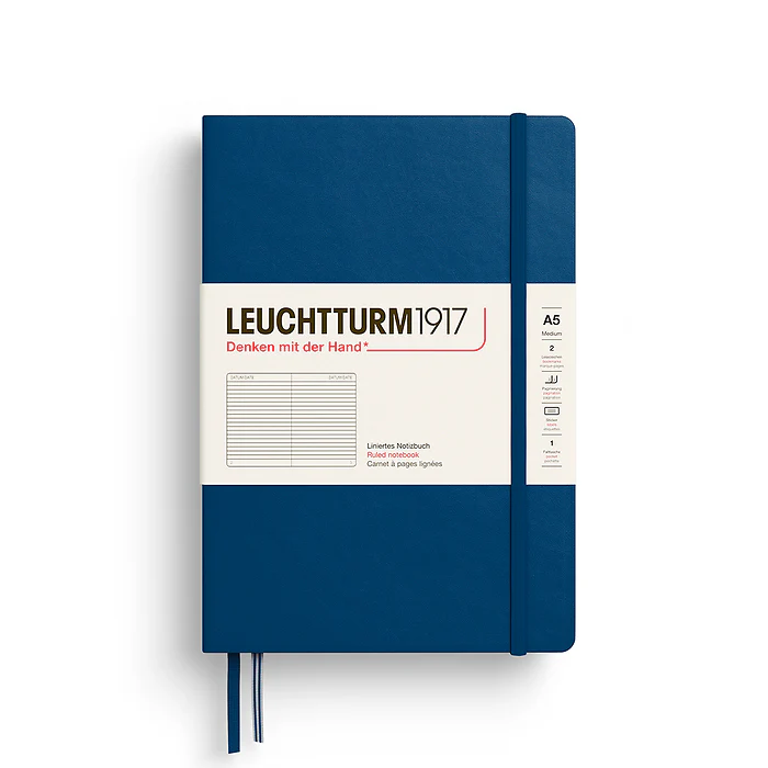 Leuchtturm1917 - Notebook Medium - A5 - Hardcover - Indigo - Image 3