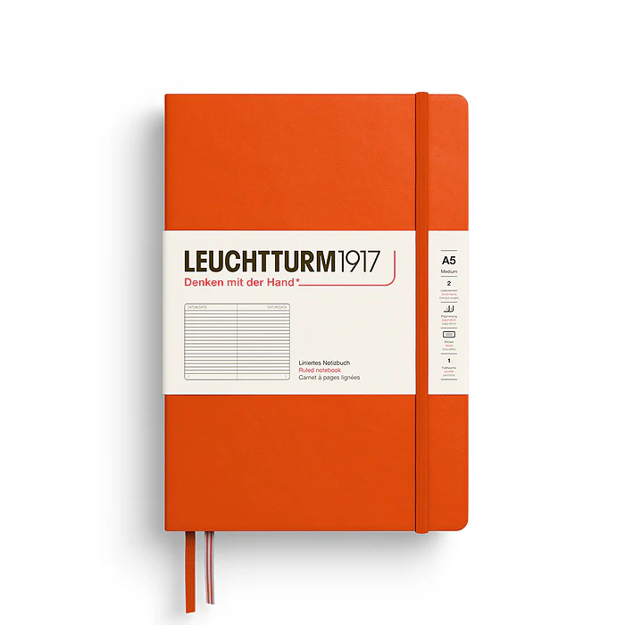 Leuchtturm1917 - Notebook Medium - A5 - Hardcover - Pumpkin - Image 3