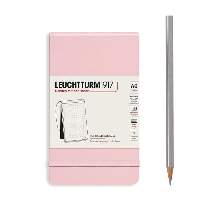 Leuchtturm1917 - Pocket Notepad - A6 - Hardcover - Powder Pink - Image 2