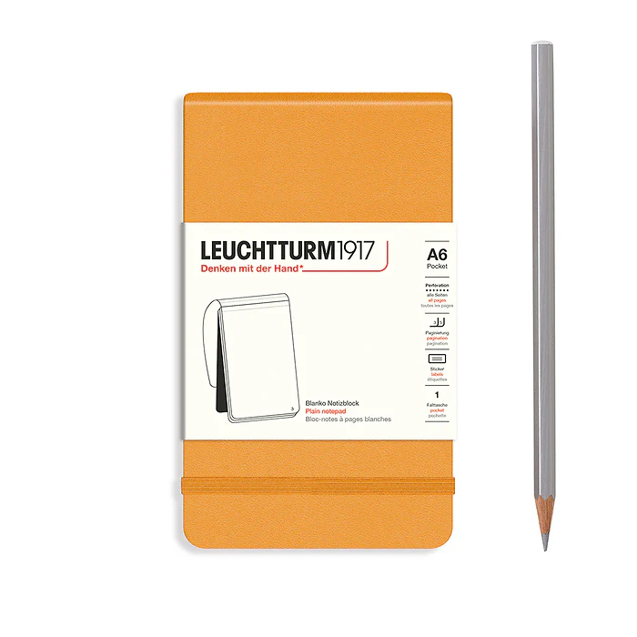 Leuchtturm1917 - Pocket Notepad - A6 - Hardcover - Rising Sun - Image 2