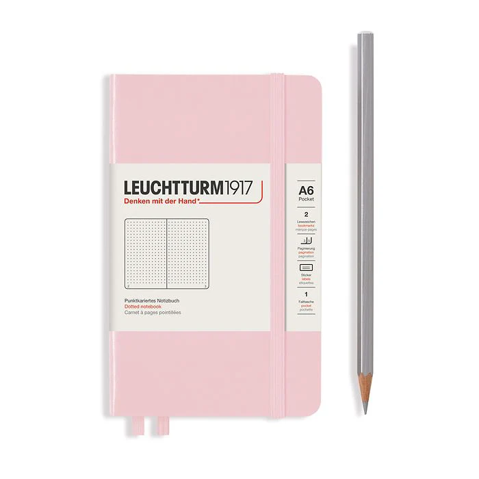 Leuchtturm1917 - Pocket Notepad - A6 - Hardcover - Powder Pink