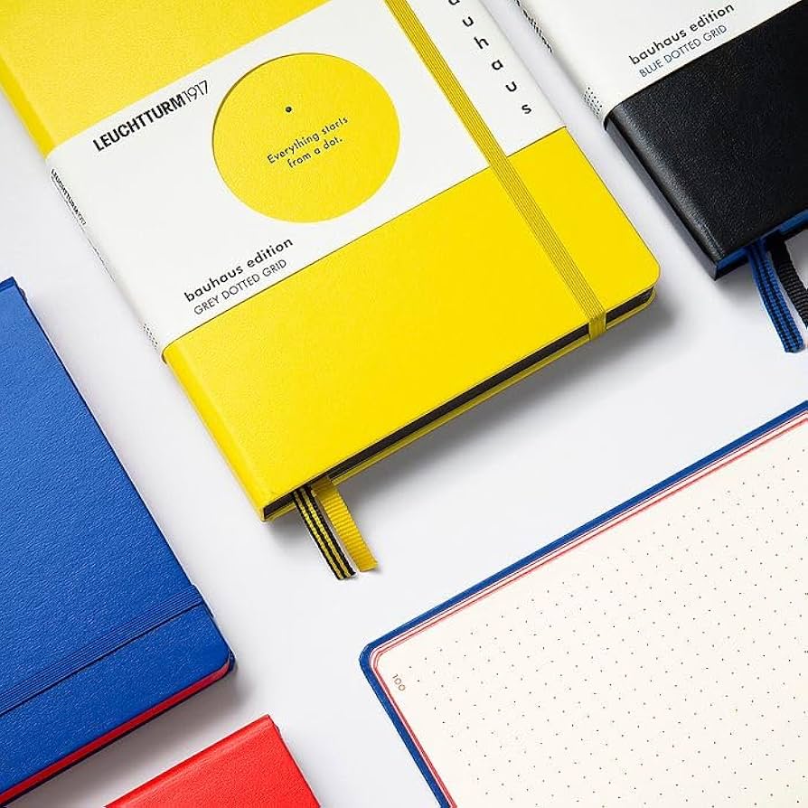 Leuchtturm1917 - Notebook Bauhaus Edition - A5 - Hardcover - Black - Image 2