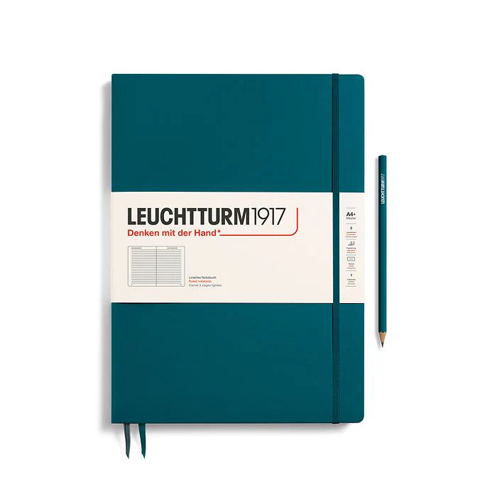 Leuchtturm1917 - Master Slim Notebook - A4+ - Hardcover - Pacific Green
