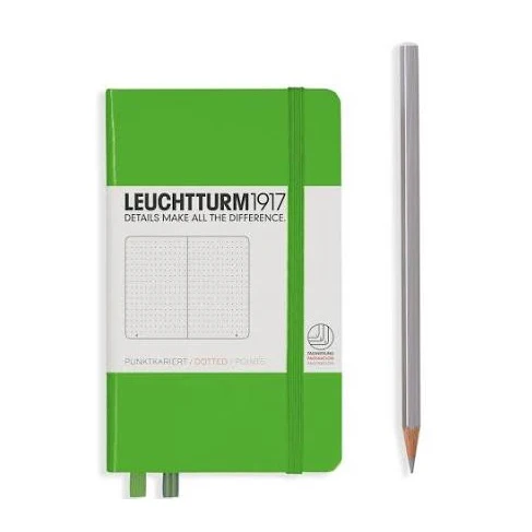 Leuchtturm1917 - Pocket Notebook - A6 - Softcover - Fresh Green - Dotted