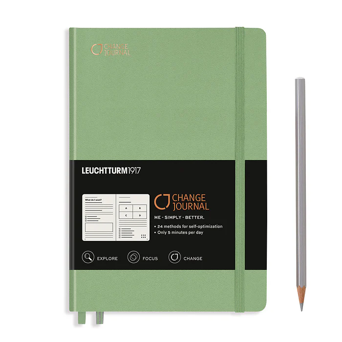 Leuchtturm1917 - Change Journal - English - A5 - Hardcover - Sage