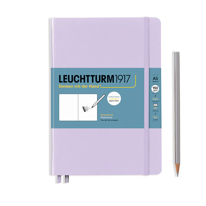 Leuchtturm1917 - Sketchbook Medium - A5 - Hardcover - Lilac