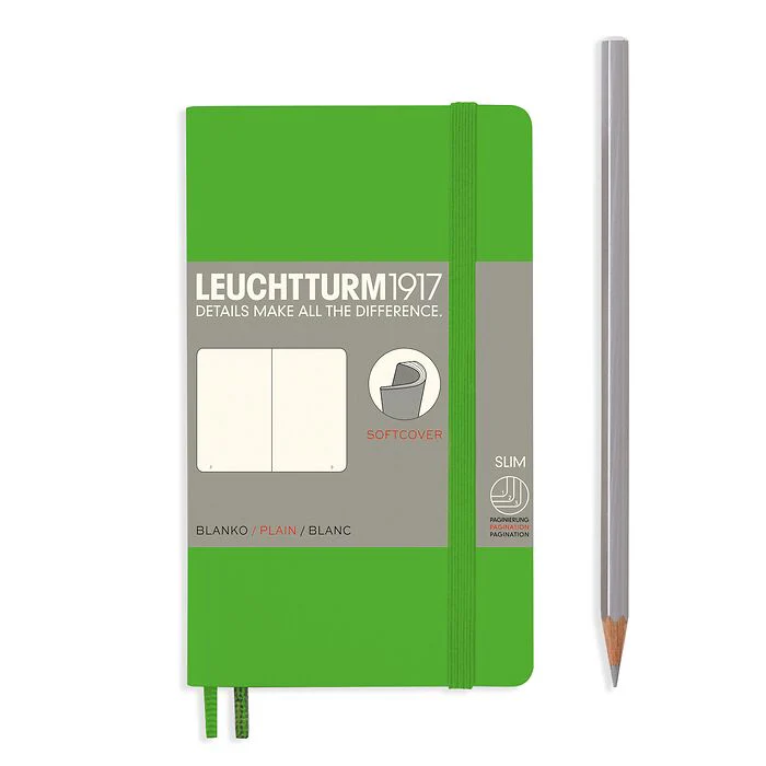 Leuchtturm1917 - Pocket Notebook - A6 - Softcover - Fresh Green