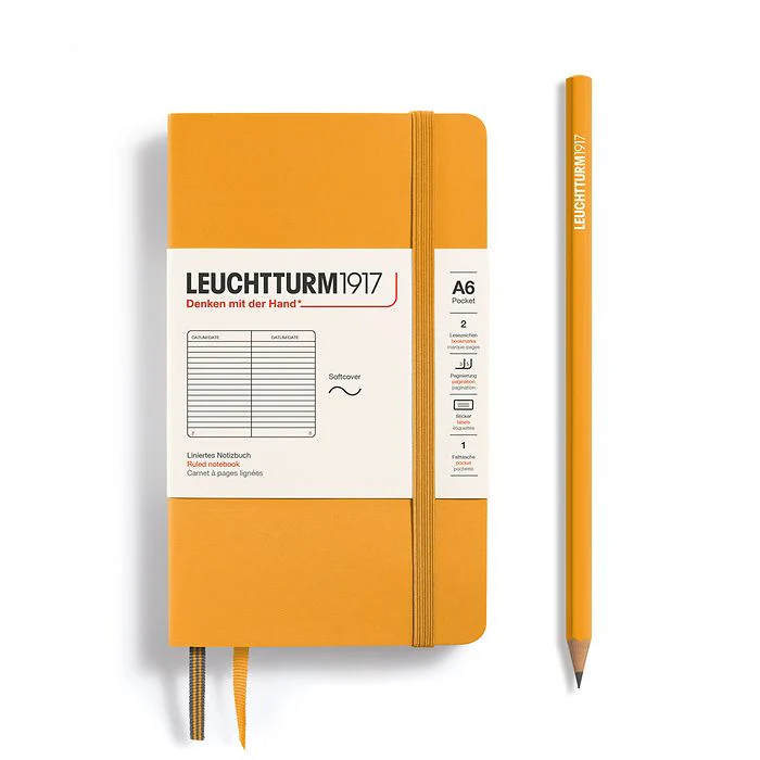 Leuchtturm1917 - Pocket Notebook - A6 - Softcover - Rising Sun