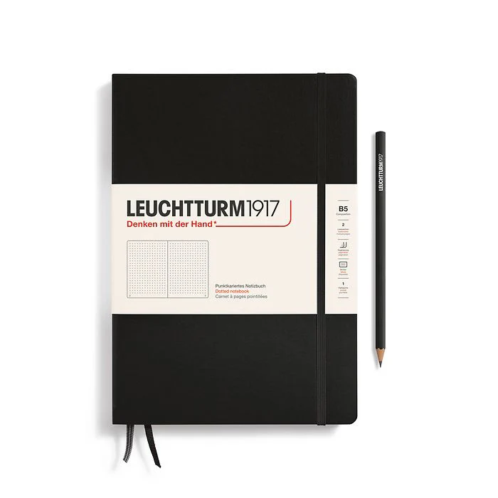 Leuchtturm1917 - Notebook Composition - B5 - Hardcover - Black - Image 2