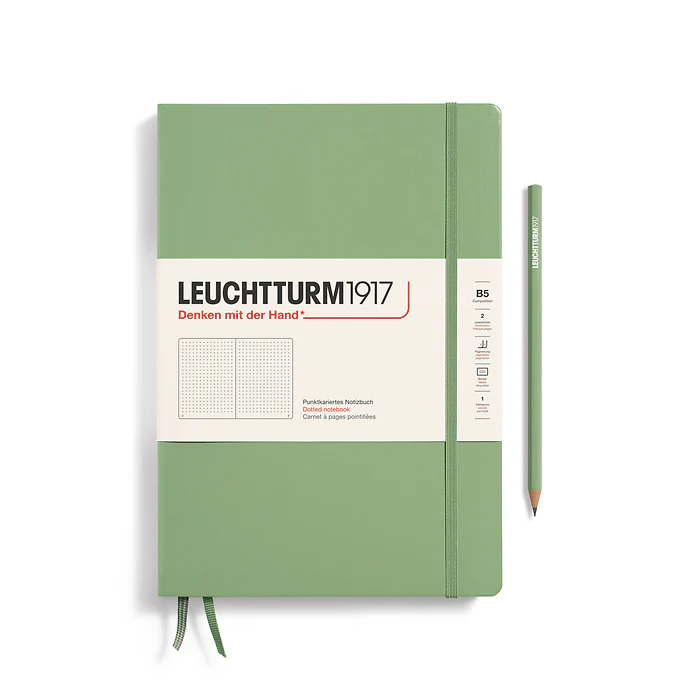 Leuchtturm1917 - Notebook Composition - B5 - Hardcover - Sage - Image 2
