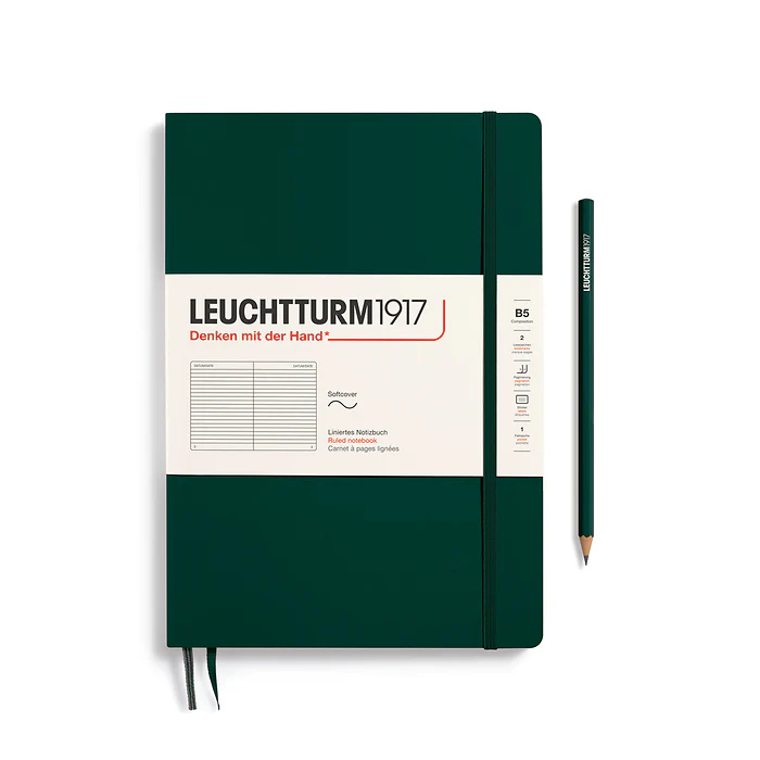 Leuchtturm1917 - Notebook Composition - B5 - Softcover - Forest Green - Image 2