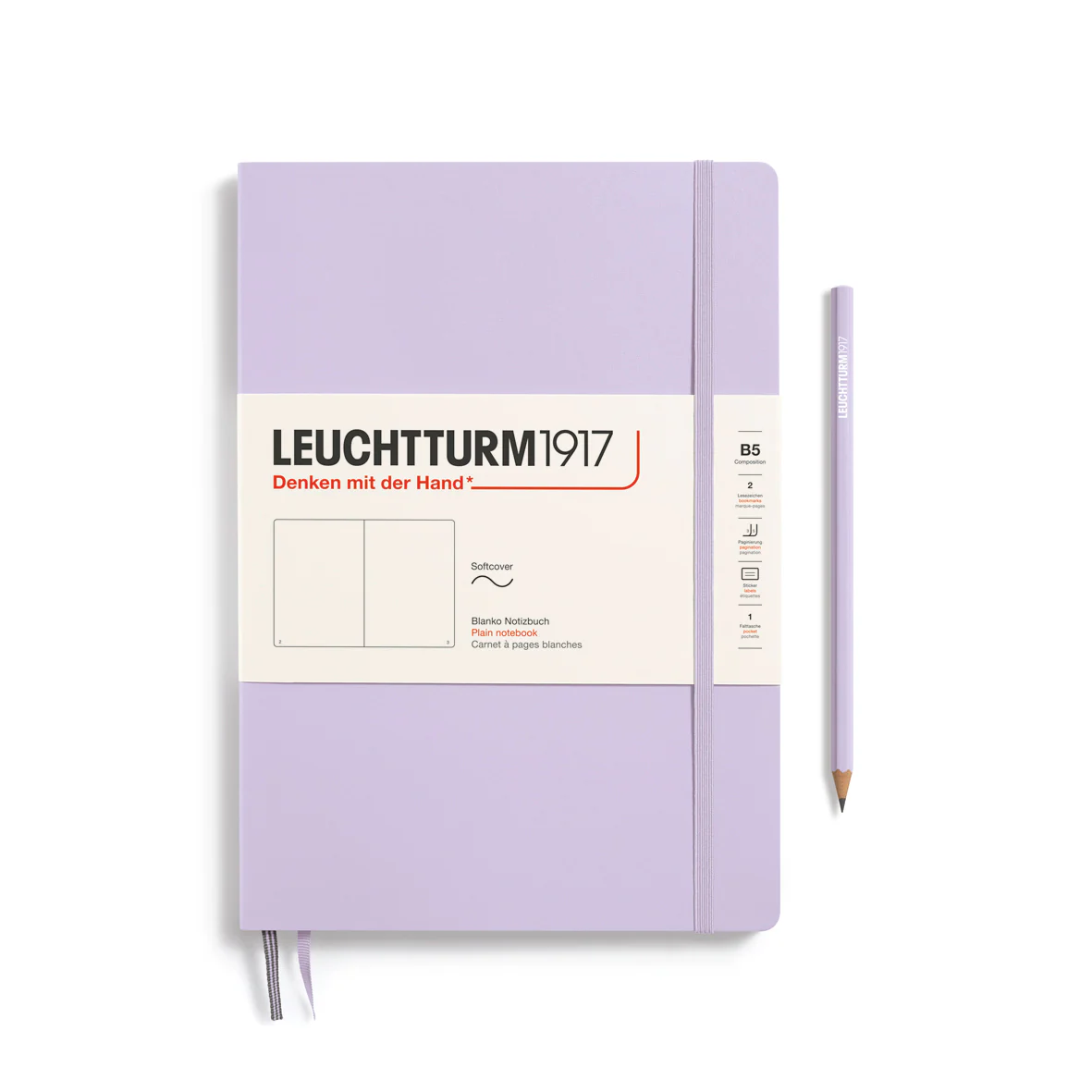 Leuchtturm1917 - Notebook Composition - B5 - Softcover - Lilac - Image 3